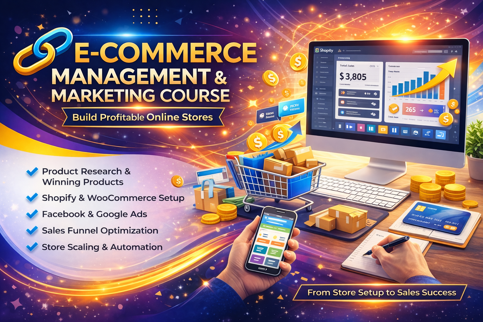 Ecommerce Management and Marketing Course